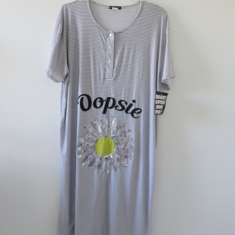 (#Y) Not a morning person PJ Night Gown one size